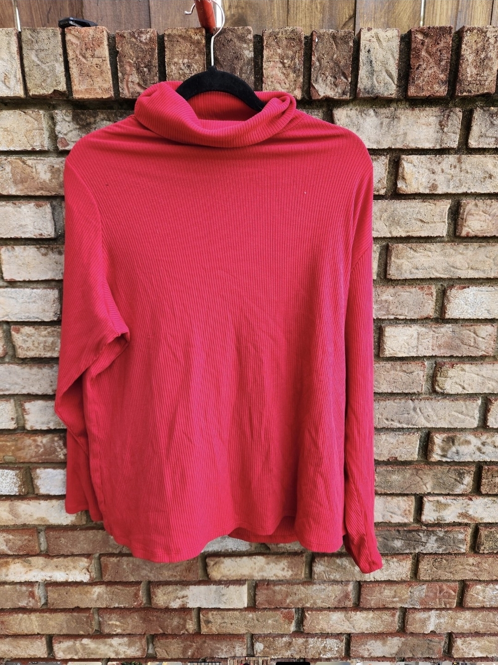 New Women's Old Navy Red Turtleneck Long Sleeved Shirt, size 4X